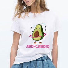 LUCKYROLL T Shirt Women YOU COMPLETE ME Avocado Tshirt 90s Short Sleeve Casual Retro T-shirt Female Summer Funny Hipster Top