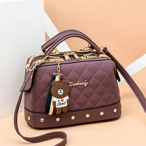 2019 spring and summer trend new style Korean fashion handbags shoulder bag one shoulder crossbody bag fogang 25X13X16cm