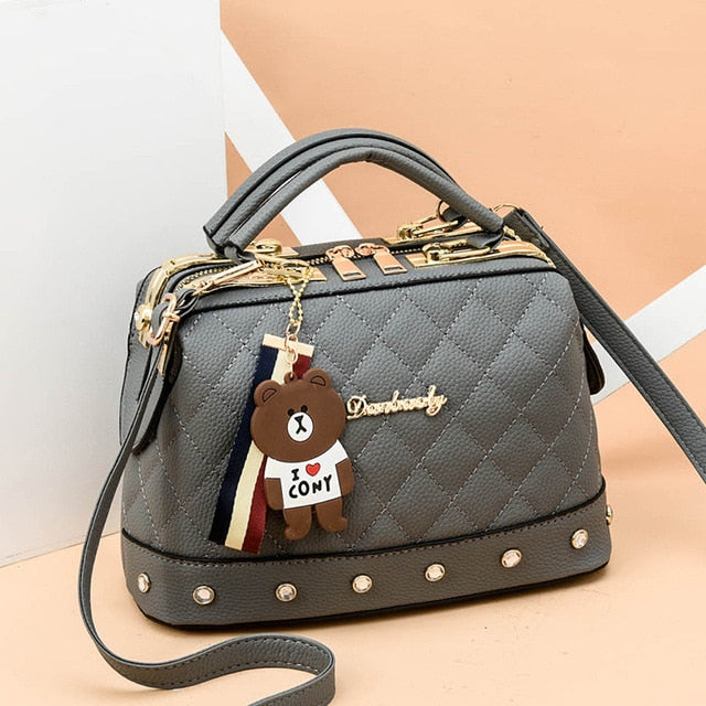 2019 spring and summer trend new style Korean fashion handbags shoulder bag one shoulder crossbody bag fogang 25X13X16cm